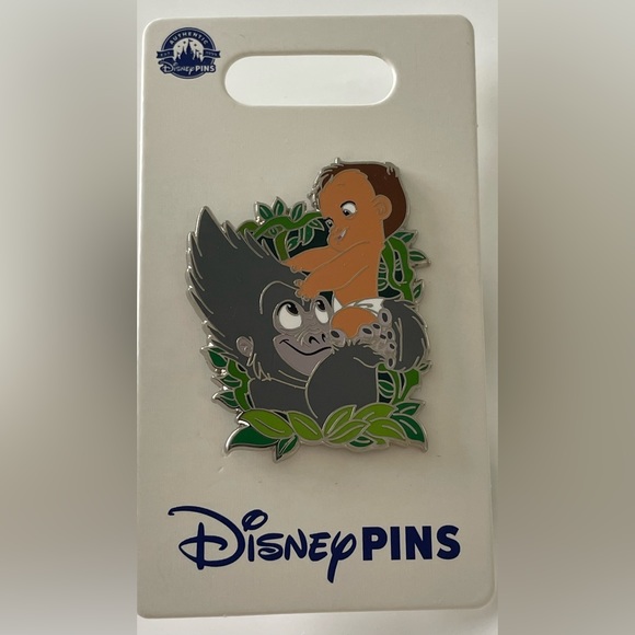 Disney Baby Tarzan and Terk Pin - NEW - Picture 1 of 4
